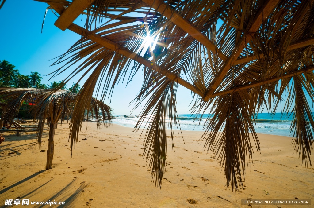 海岸风景摄影图