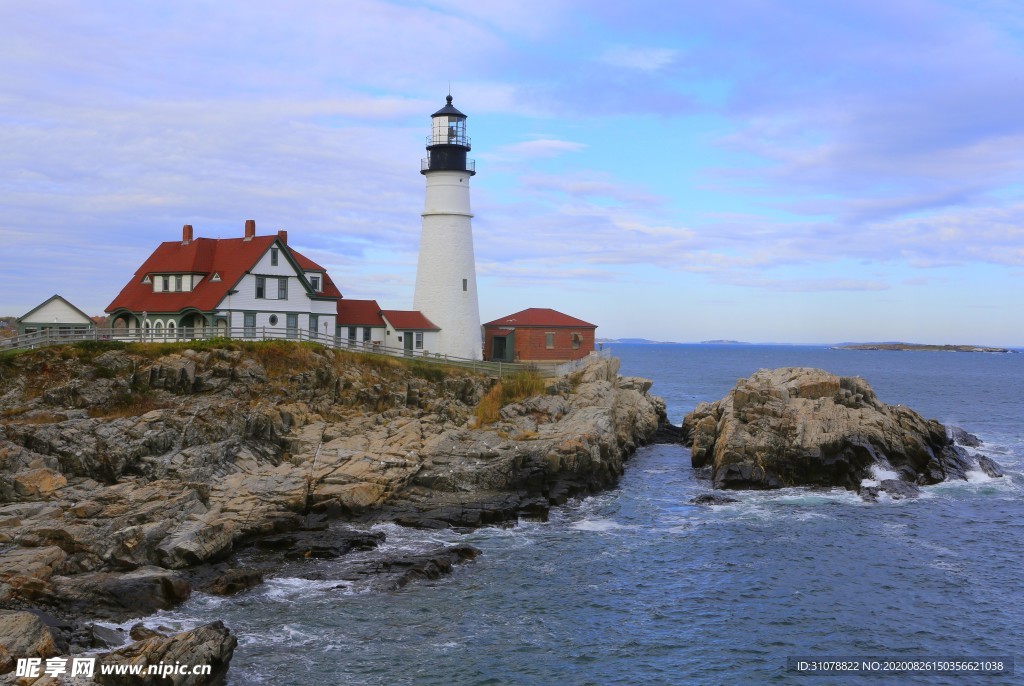 海岸风景摄影图