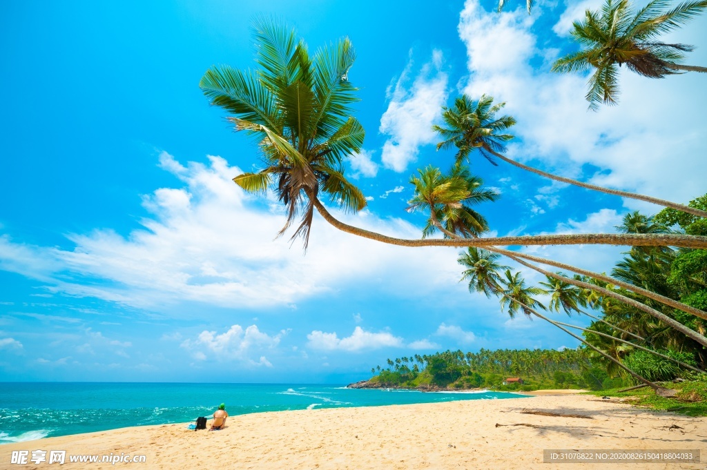 海岸风景摄影图