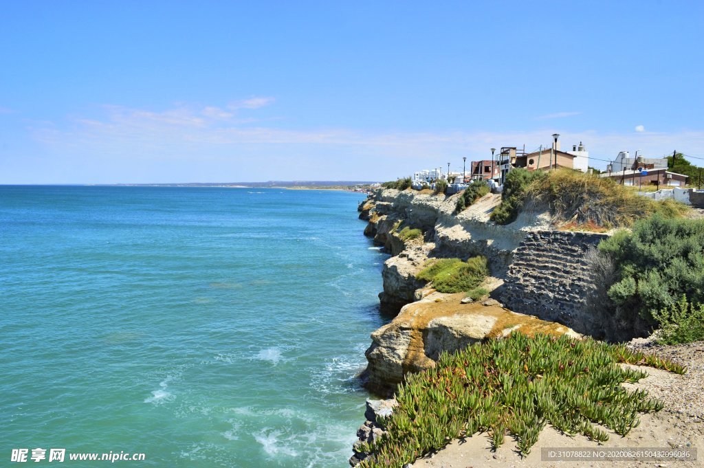 海岸风景摄影图