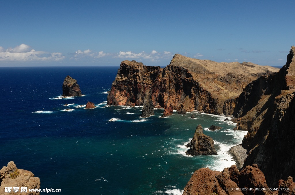 海岸风景摄影图