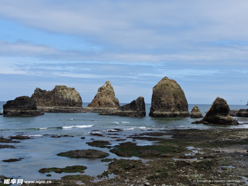 海岸风景摄影图