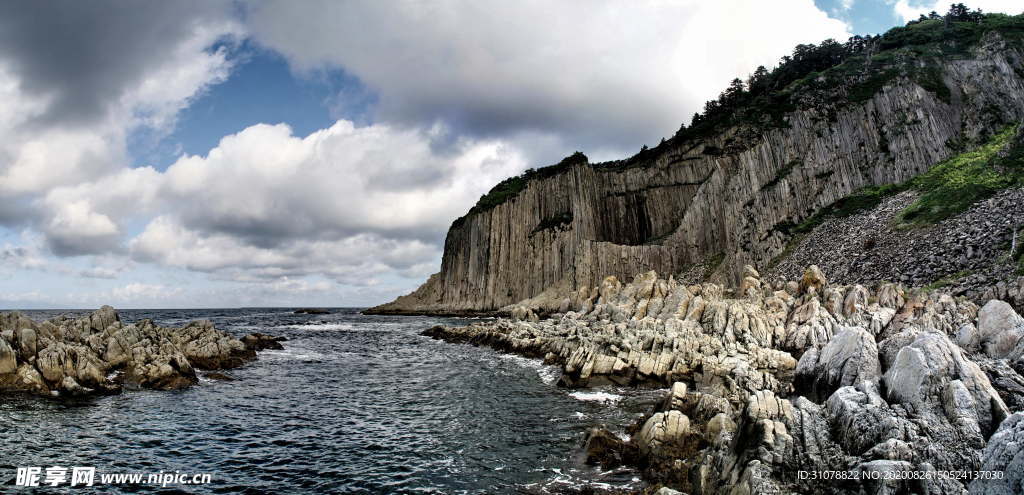 海岸风景摄影图