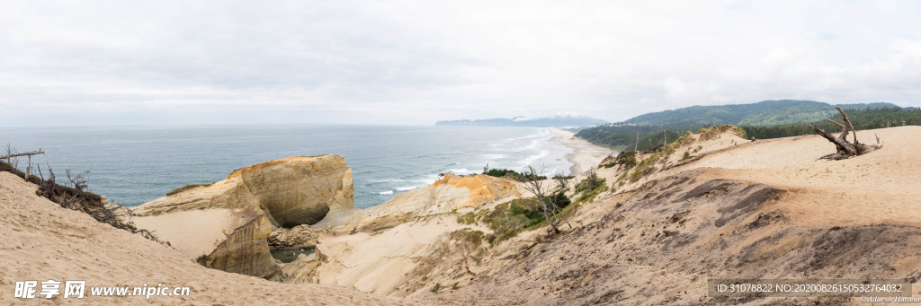 海岸风景摄影图