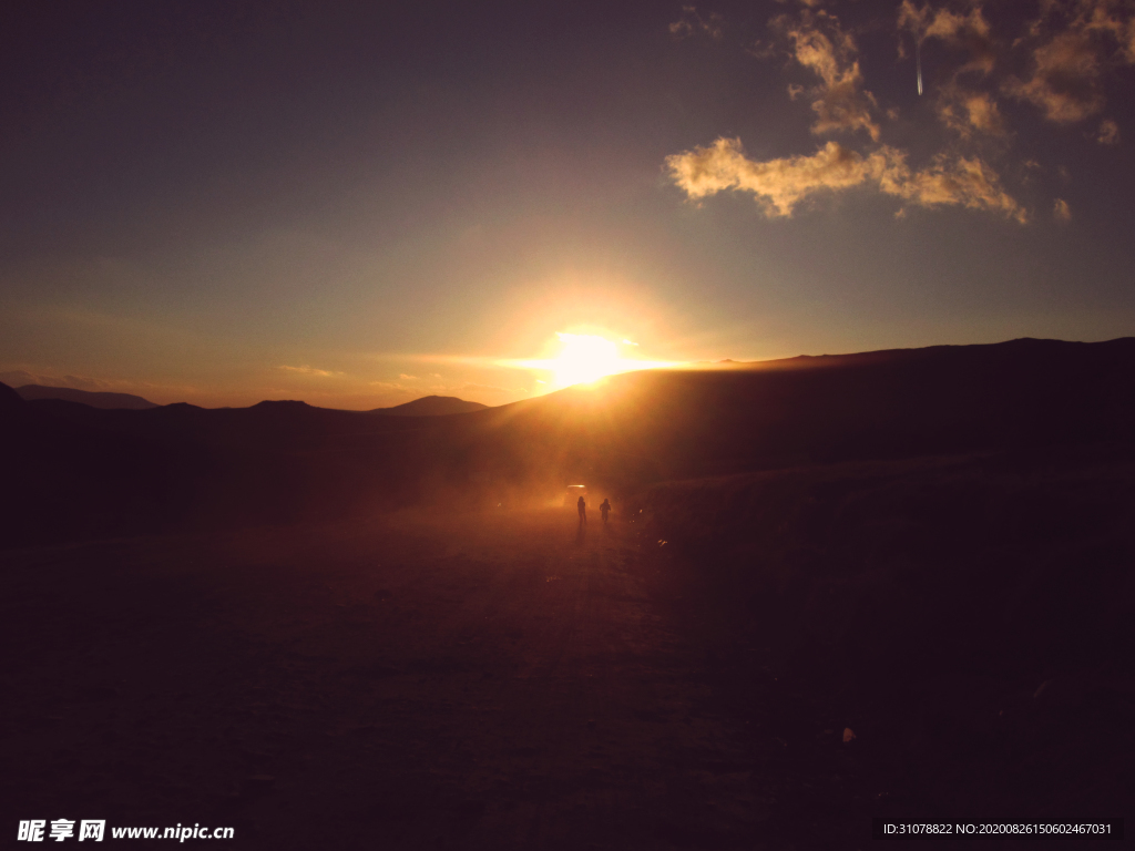 海岸风景摄影图