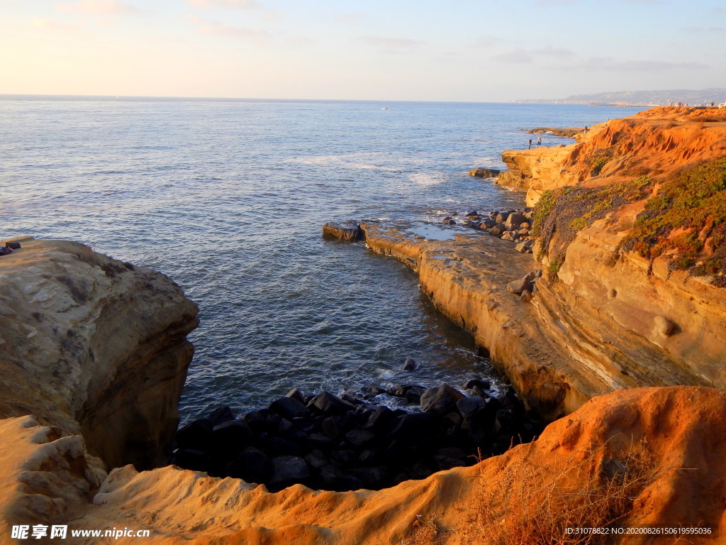 海岸风景摄影图
