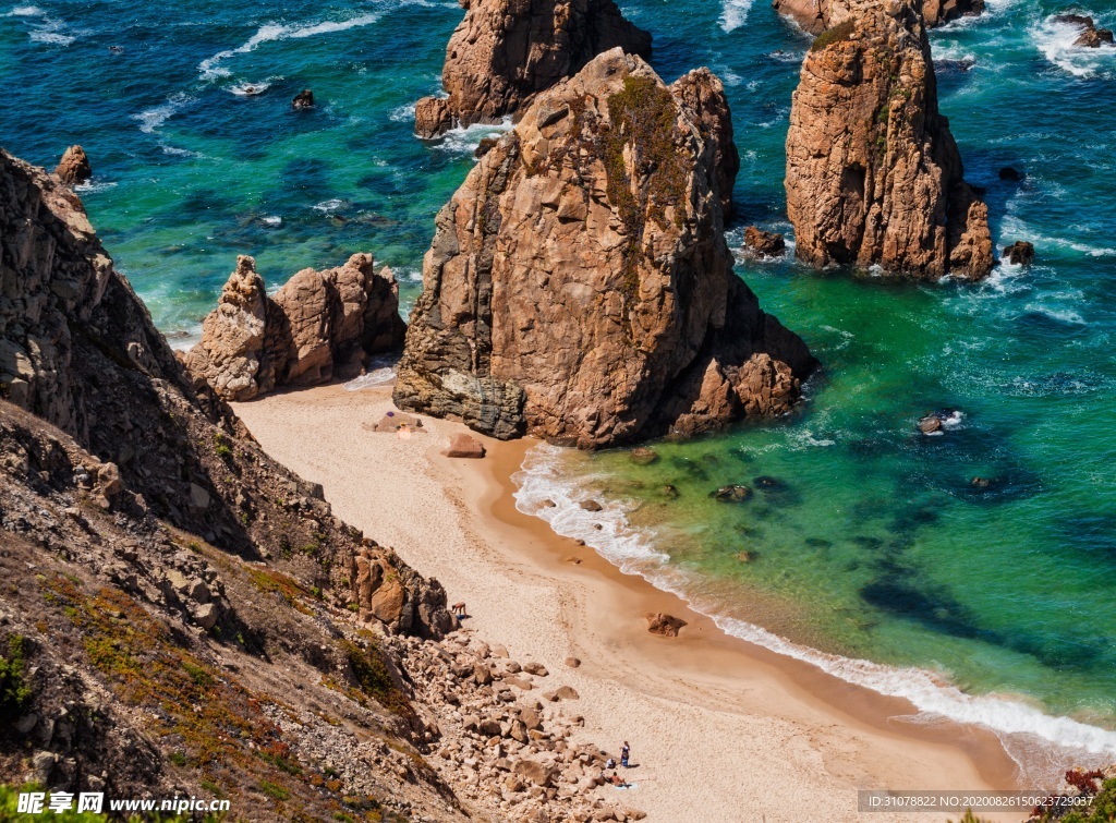 海岸风景摄影图