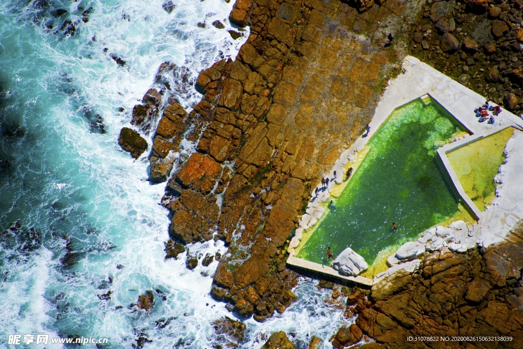海岸风景摄影图