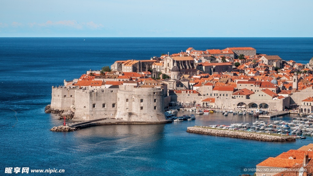 海岸风景摄影图