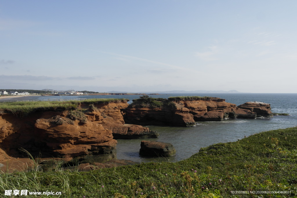 海岸风景摄影图