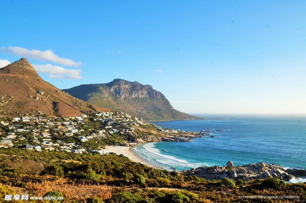 海岸风景摄影图