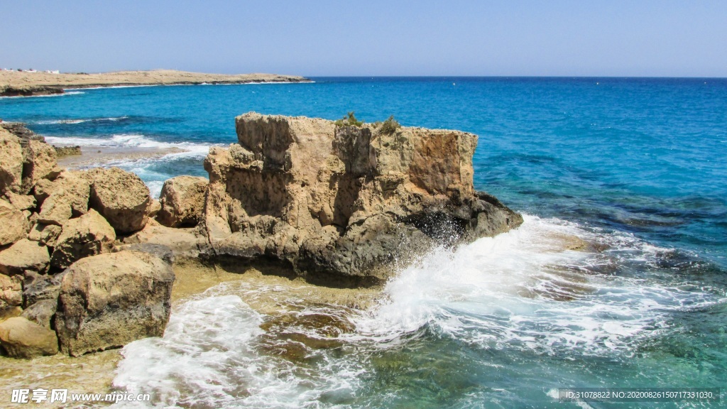 海岸风景摄影图