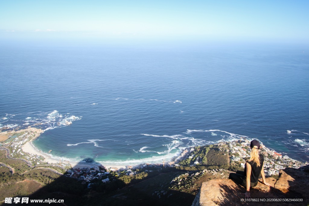海岸风景摄影图
