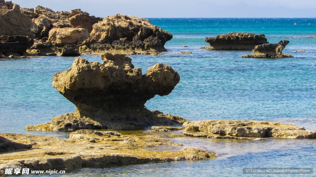 海岸风景摄影图