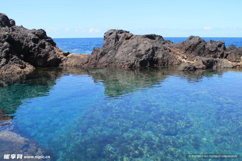 海岸风景摄影图