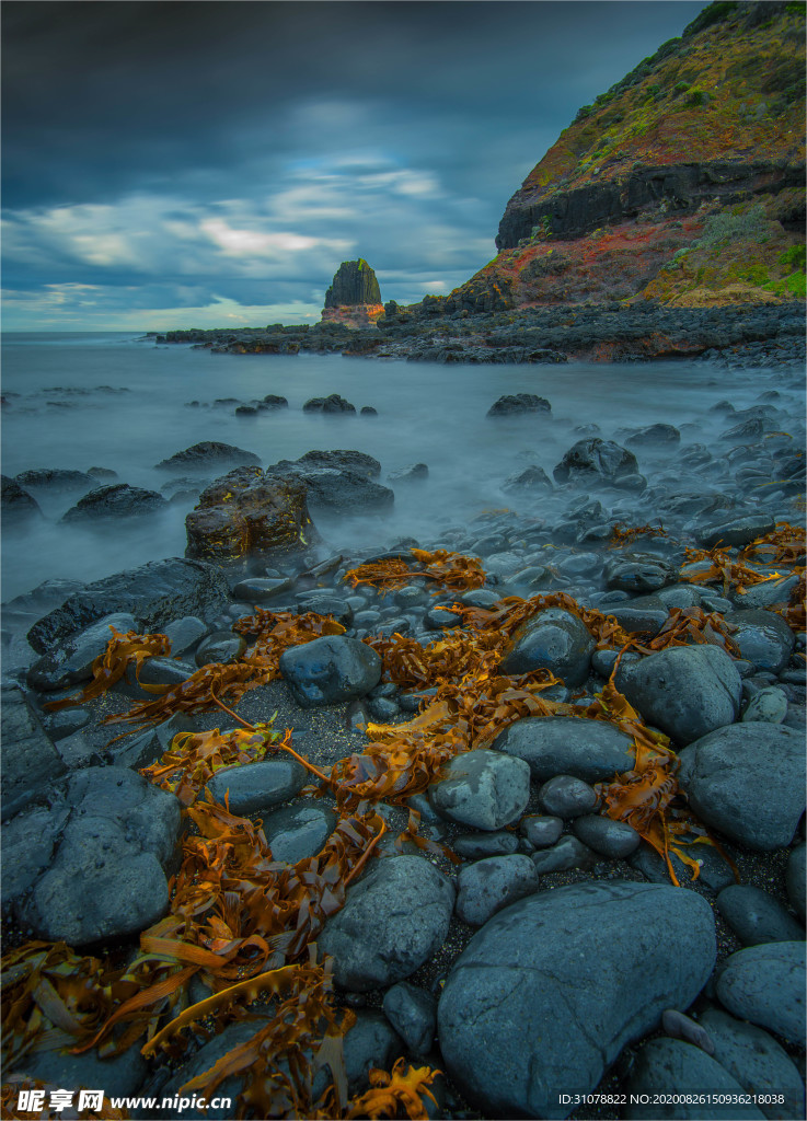 海岸风景摄影图