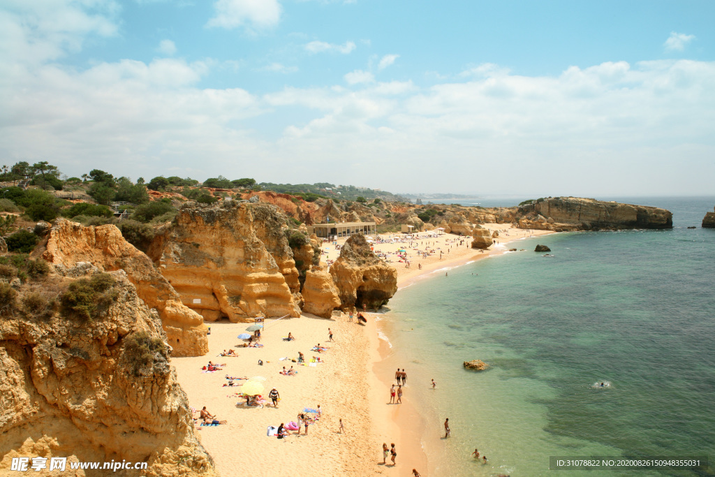海岸风景摄影图