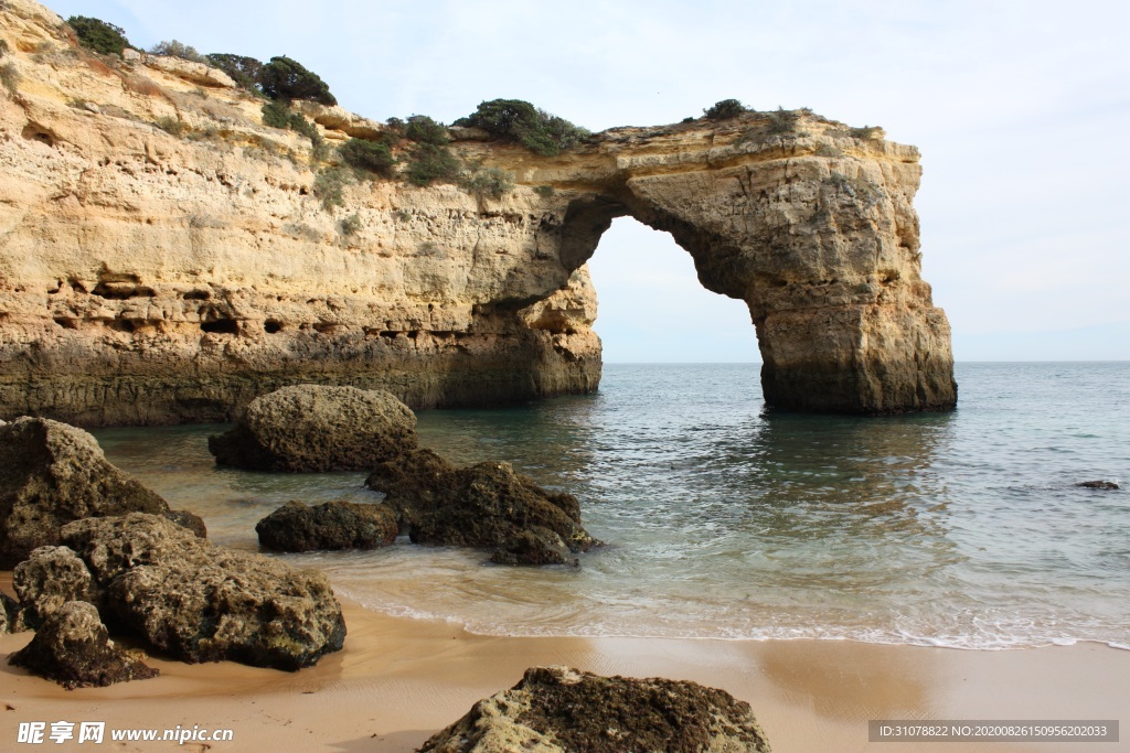 海岸风景摄影图