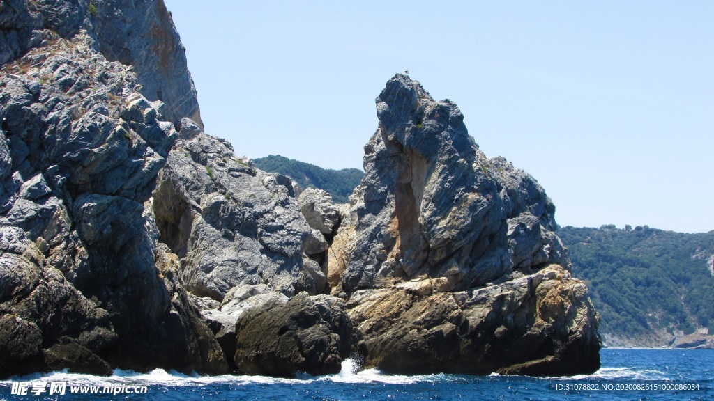 海岸风景摄影图