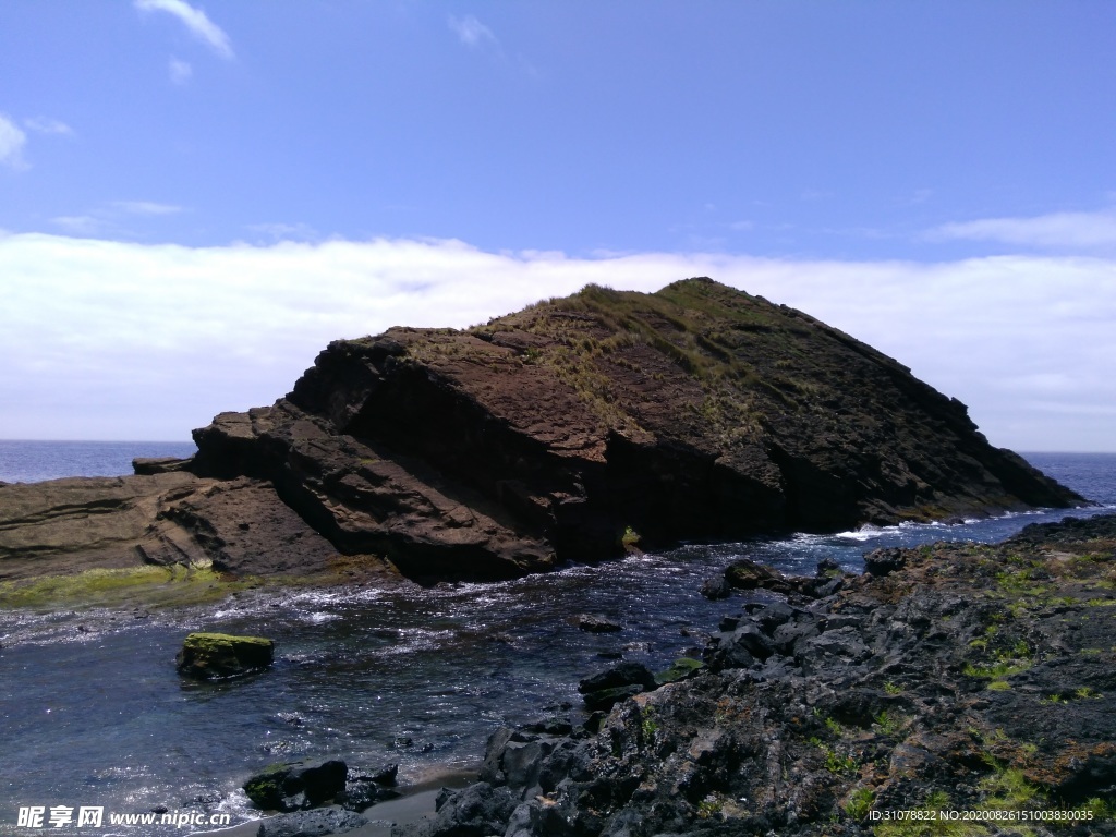 海岸风景摄影图