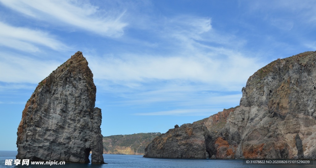 海岸风景摄影图
