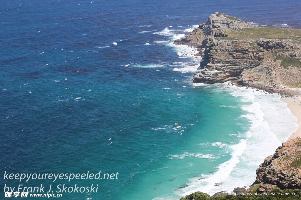 海岸风景摄影图