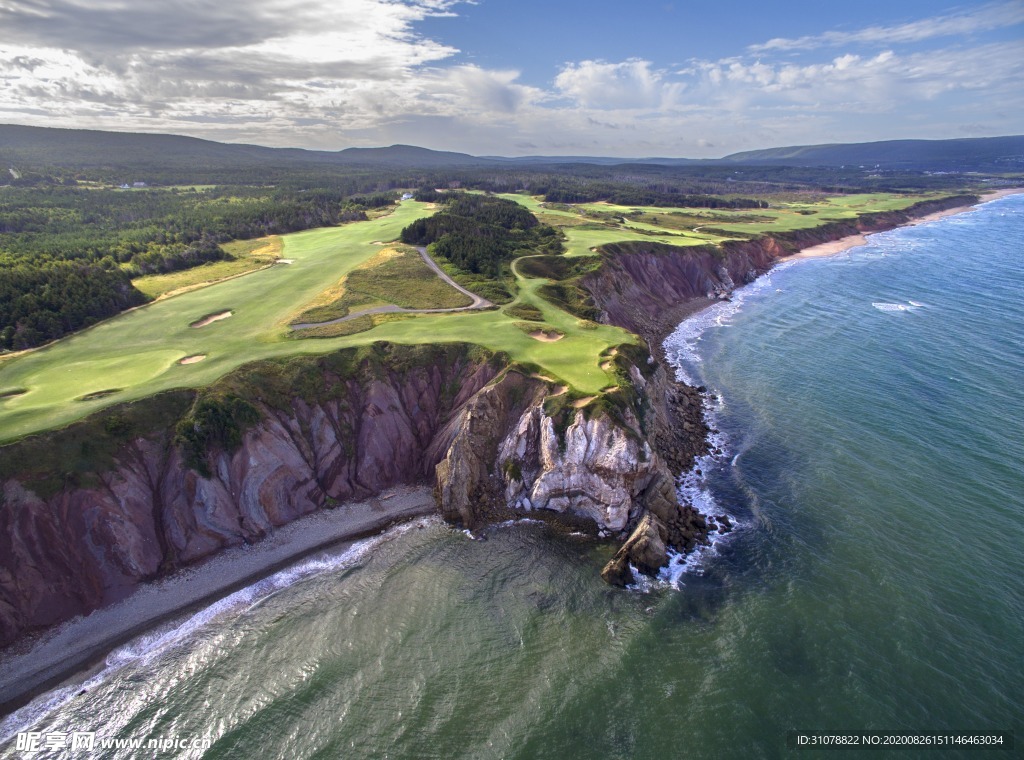 海岸风景摄影图