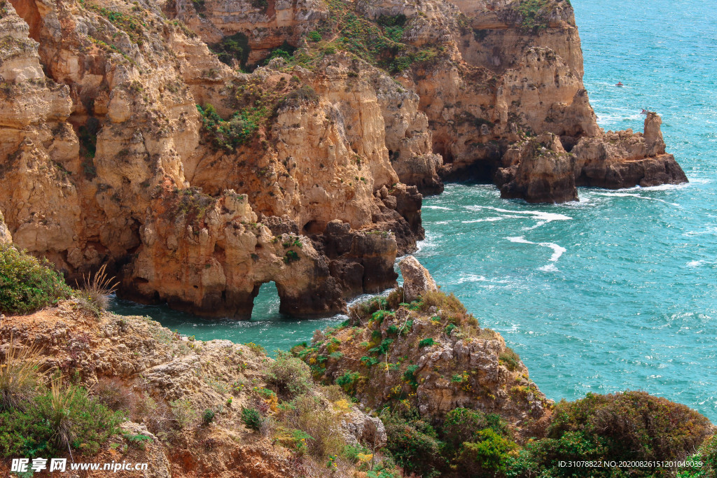 海岸风景摄影图