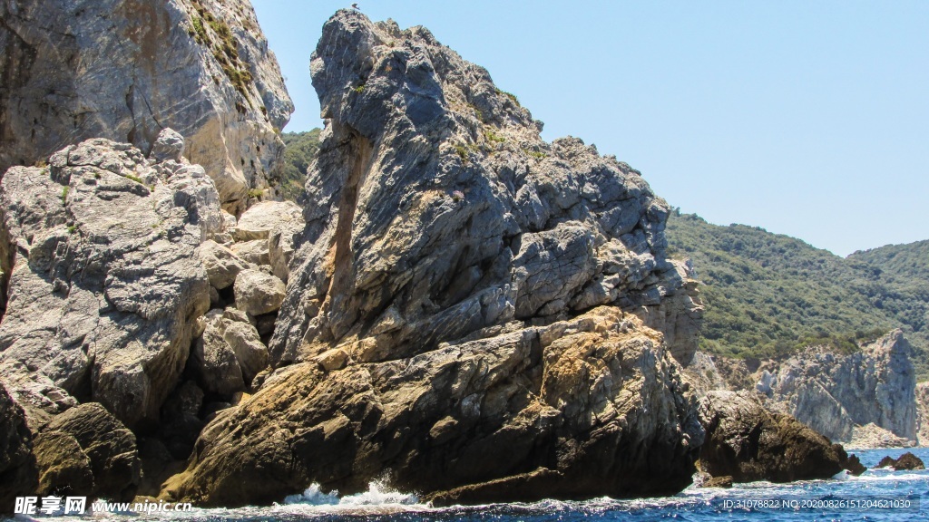 海岸风景摄影图