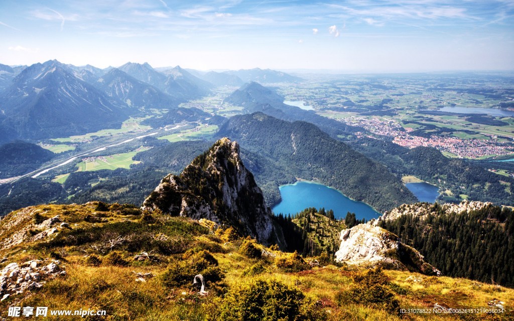 海岸风景摄影图