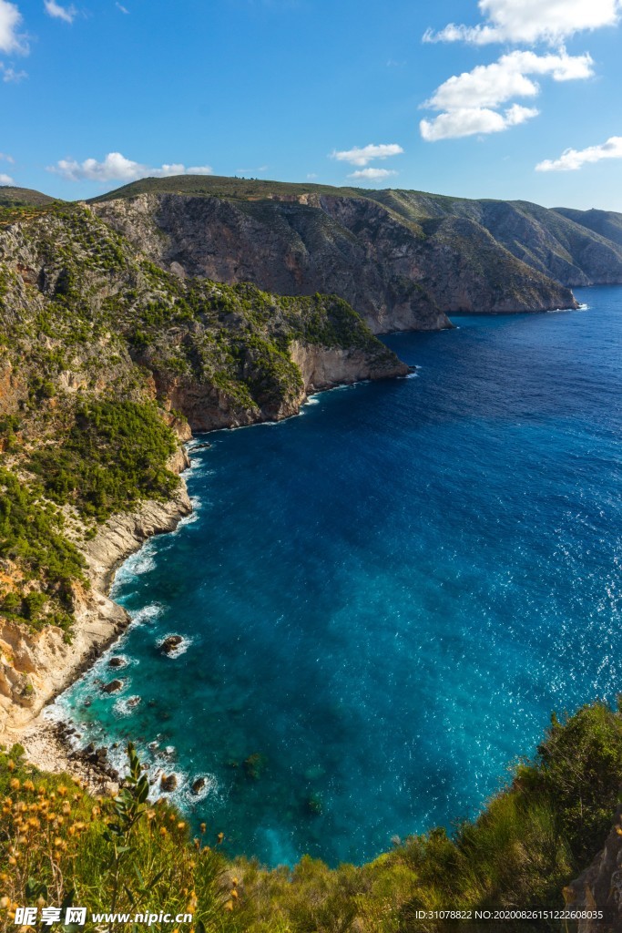 海岸风景摄影图