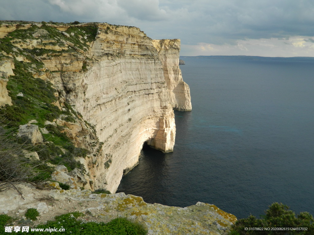 海岸风景摄影图