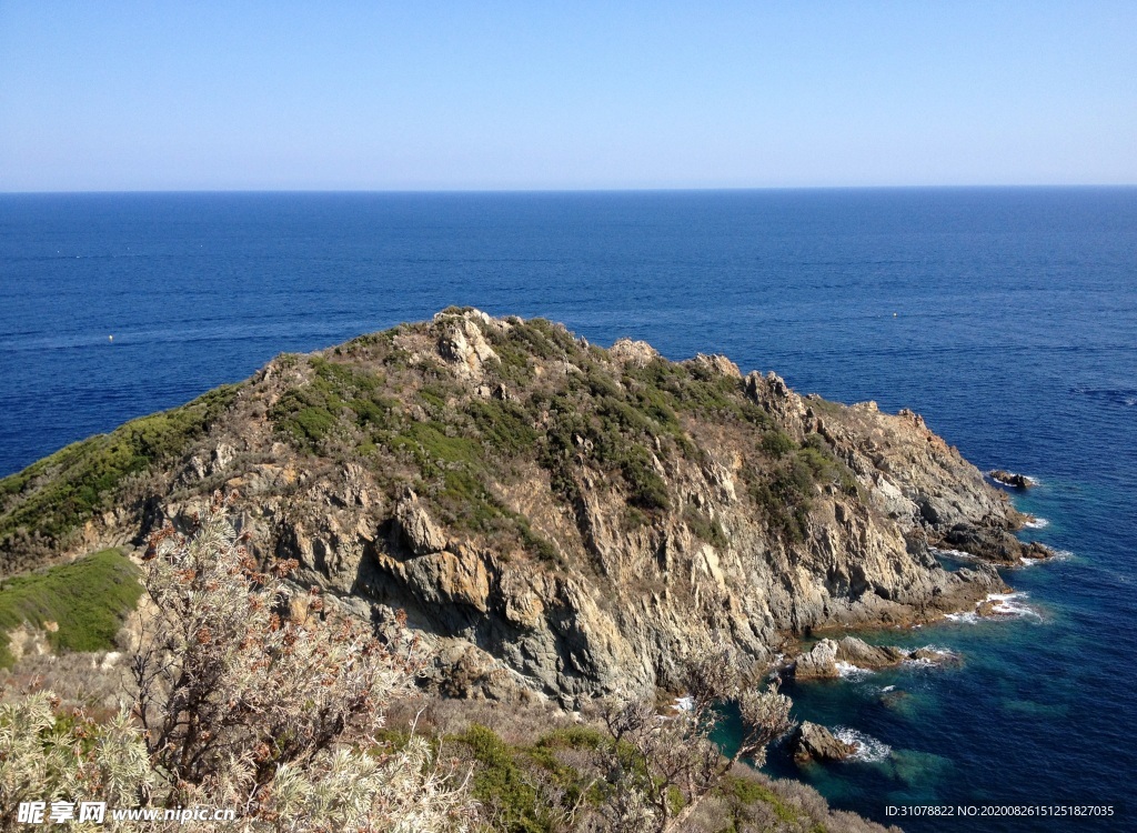 海岸风景摄影图