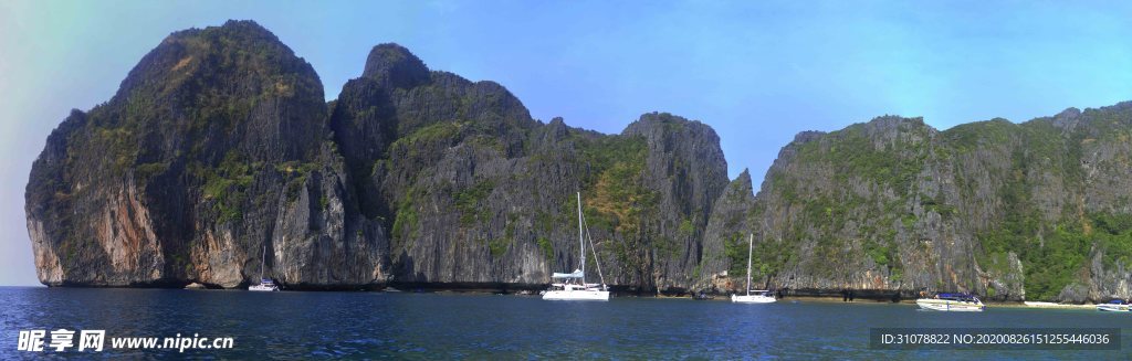 海岸风景摄影图