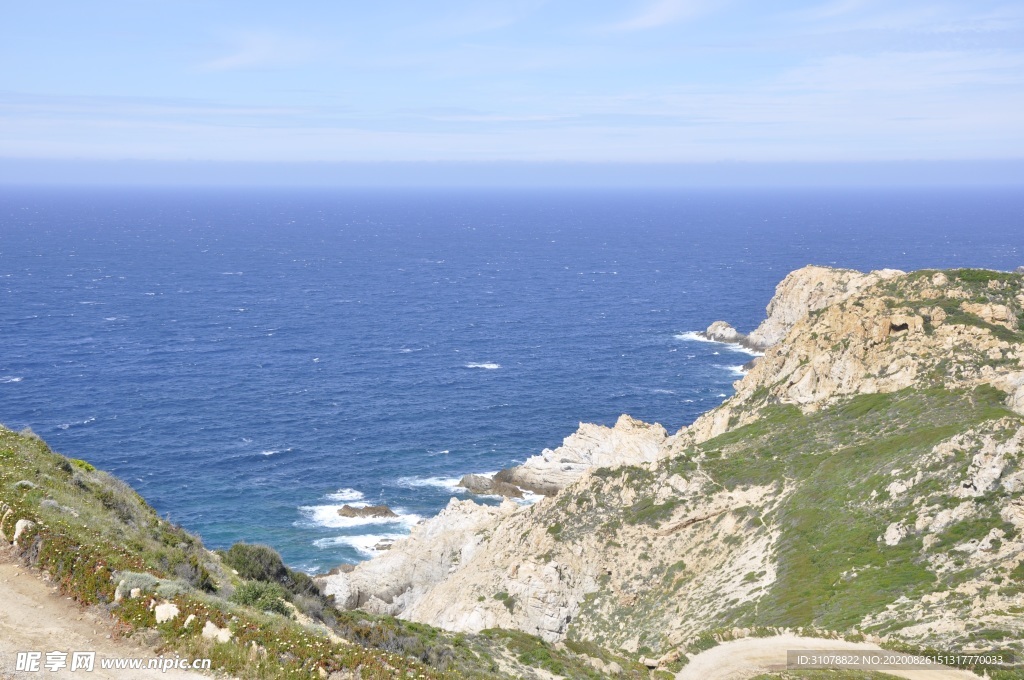 海岸风景摄影图