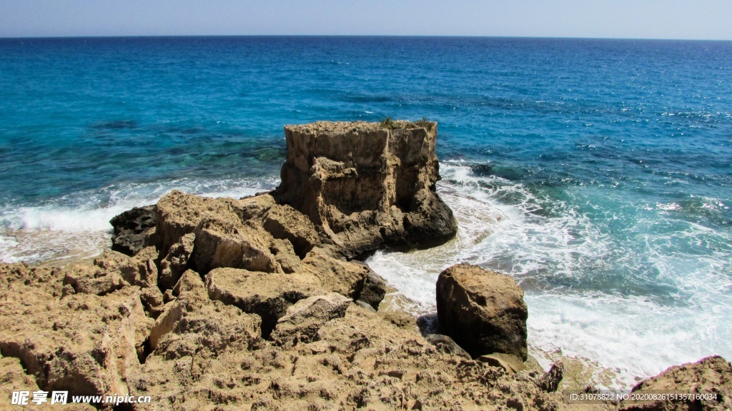 海岸风景摄影图