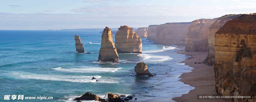 海岸风景摄影图