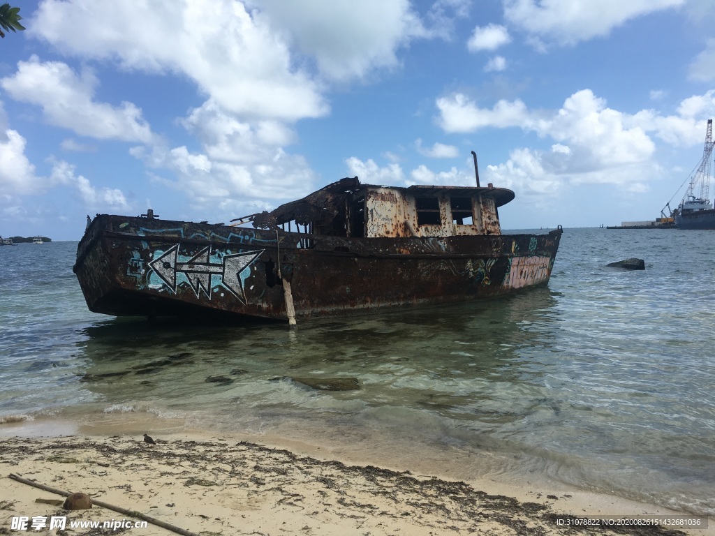 海岸风景摄影图