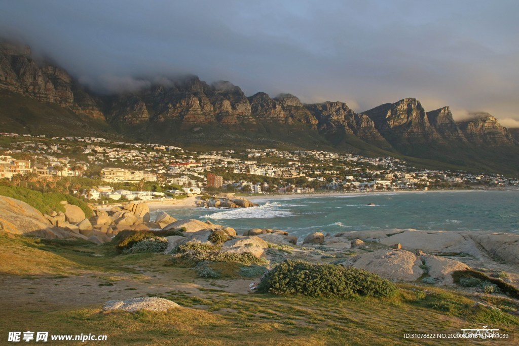 海岸风景摄影图