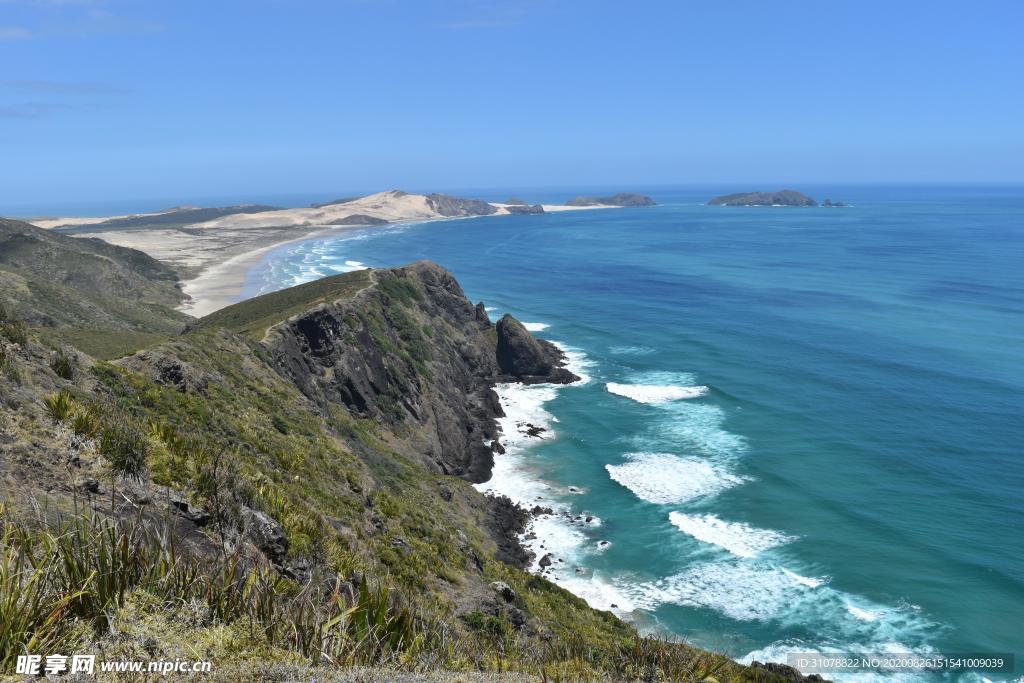海岸风景摄影图