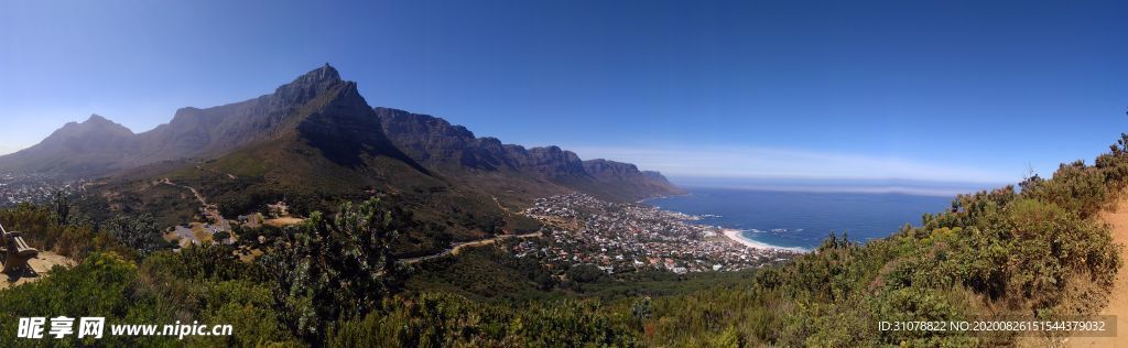海岸风景摄影图