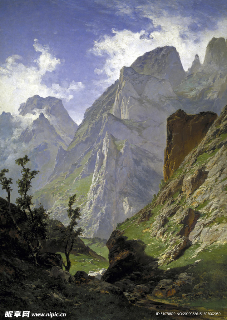 海岸风景摄影图