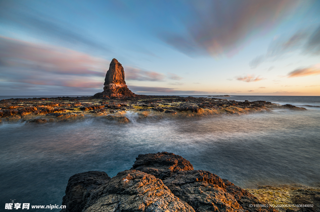 海岸风景摄影图