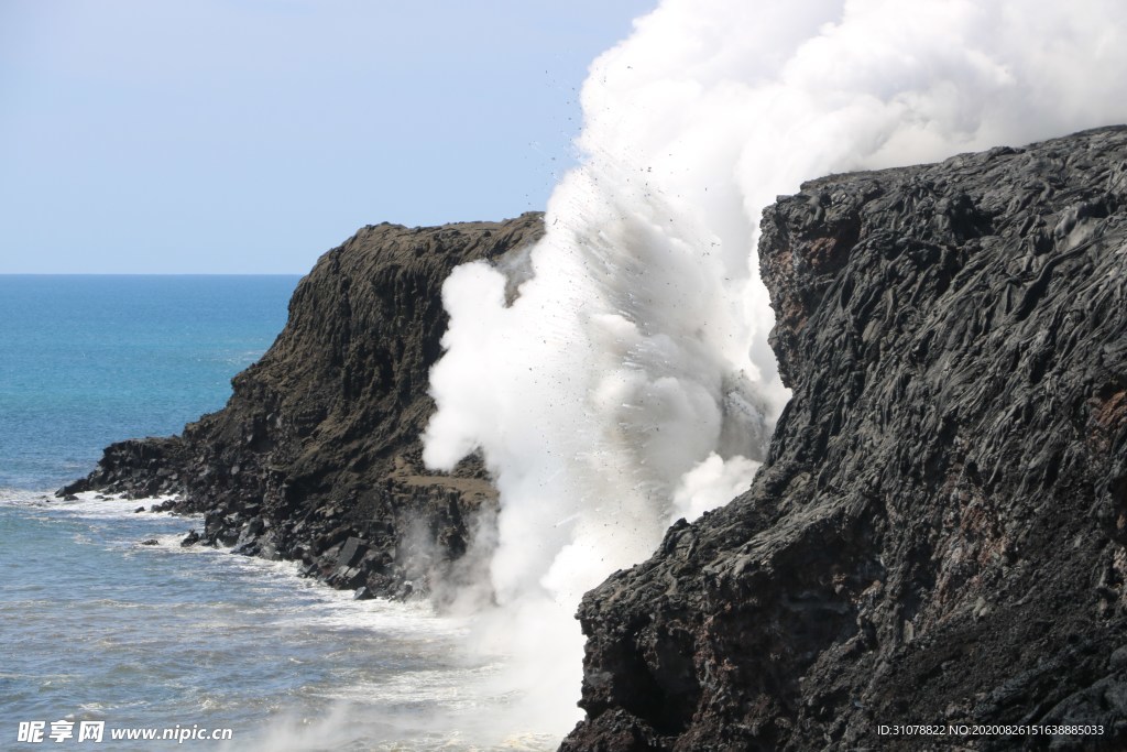 海岸风景摄影图