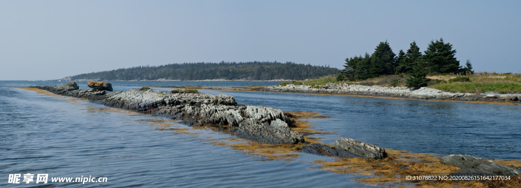 海岸风景摄影图