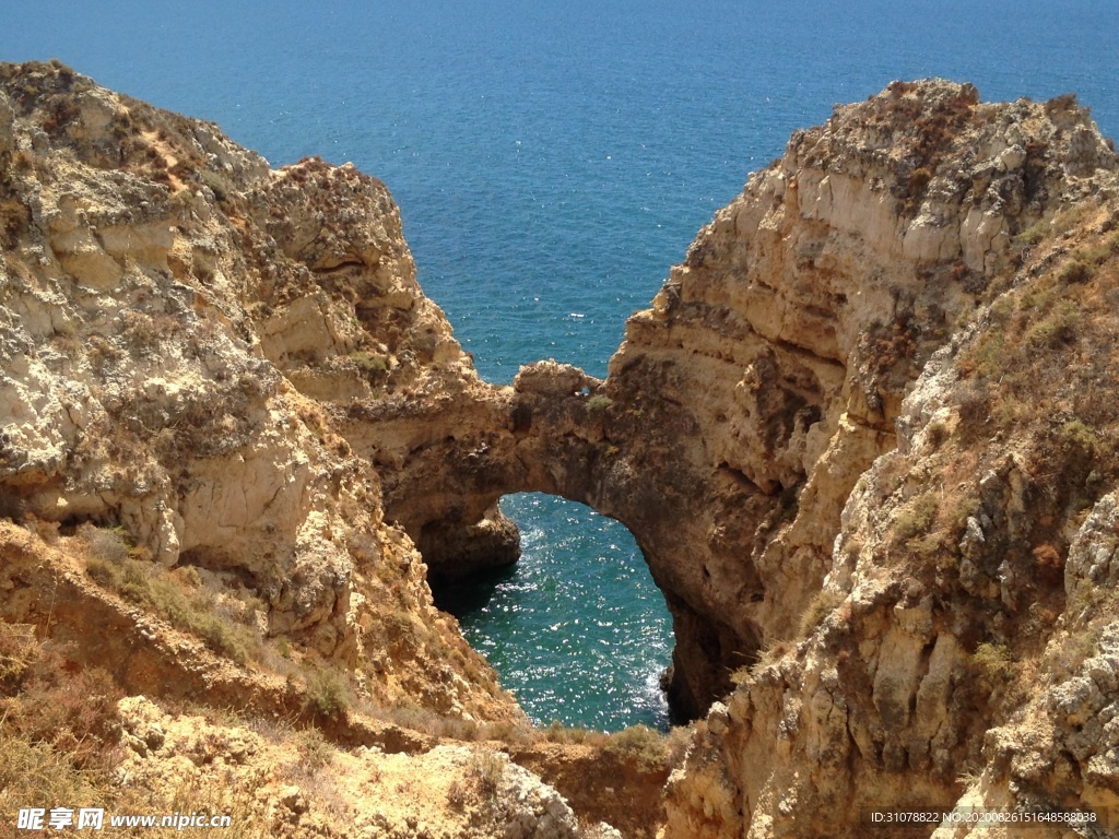 海岸风景摄影图