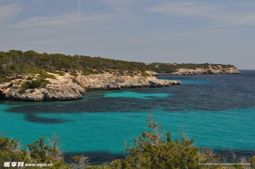 海岸风景摄影图