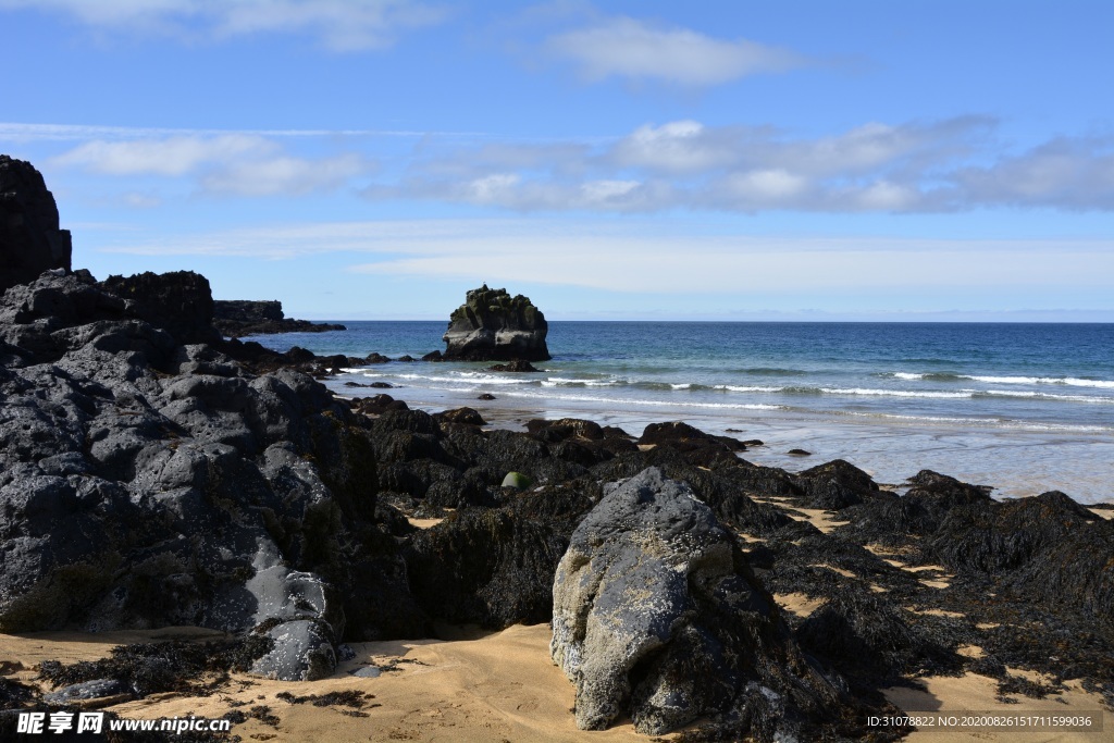 海岸风景摄影图