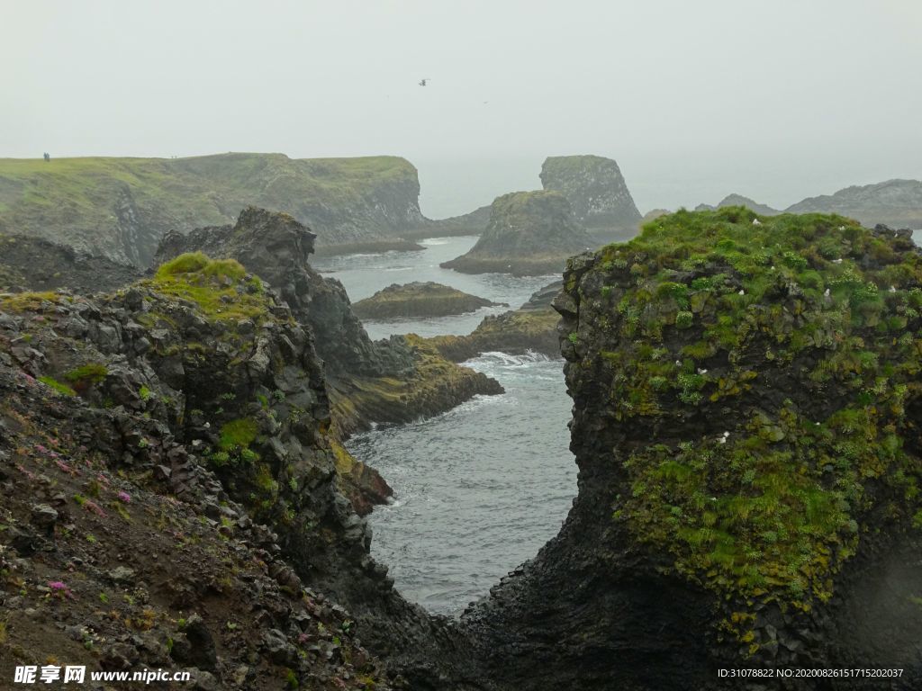 海岸风景摄影图