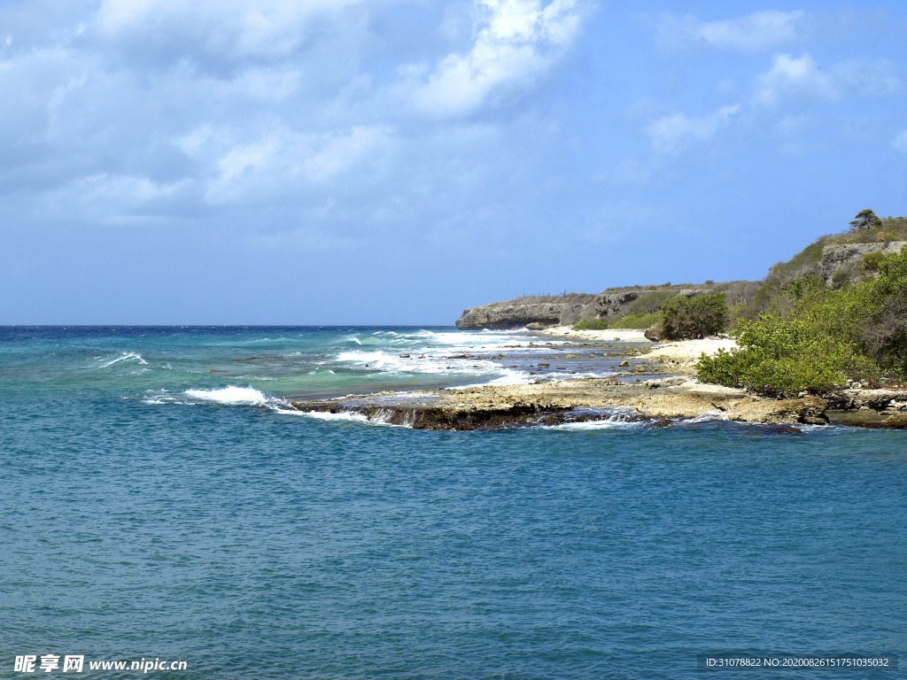 海岸风景摄影图